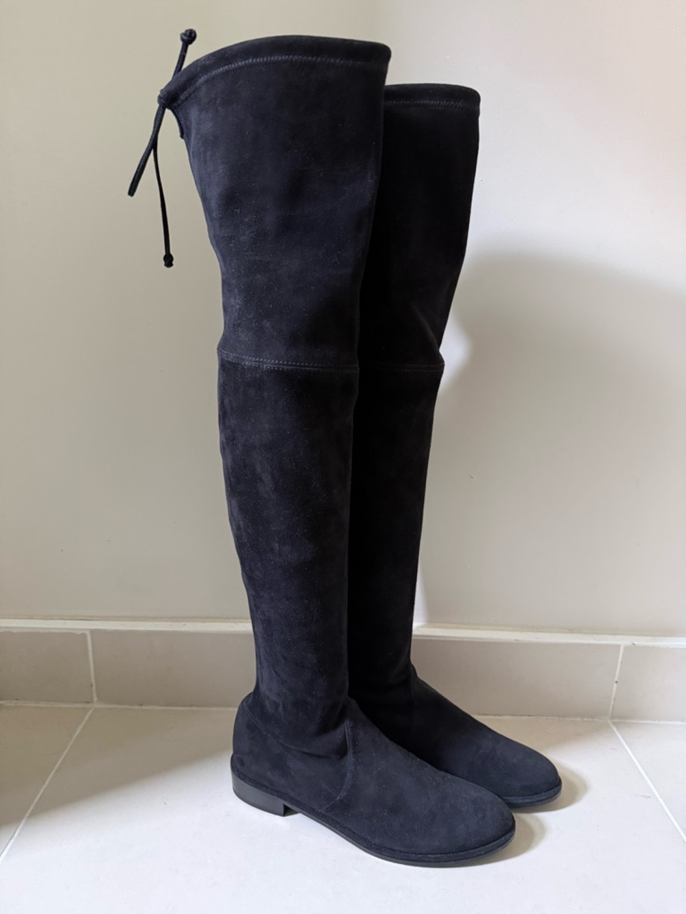 Stuart Weitzman Lowland Over-the-Knee Suede Boots